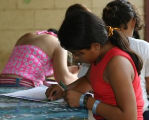 Particpante del taller